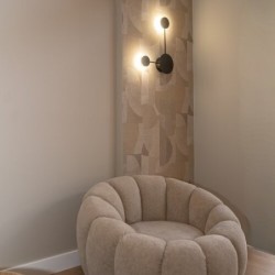 Sieninis šviestuvas Amadeo LED 7W 4000K Neutrali balta (Juoda)