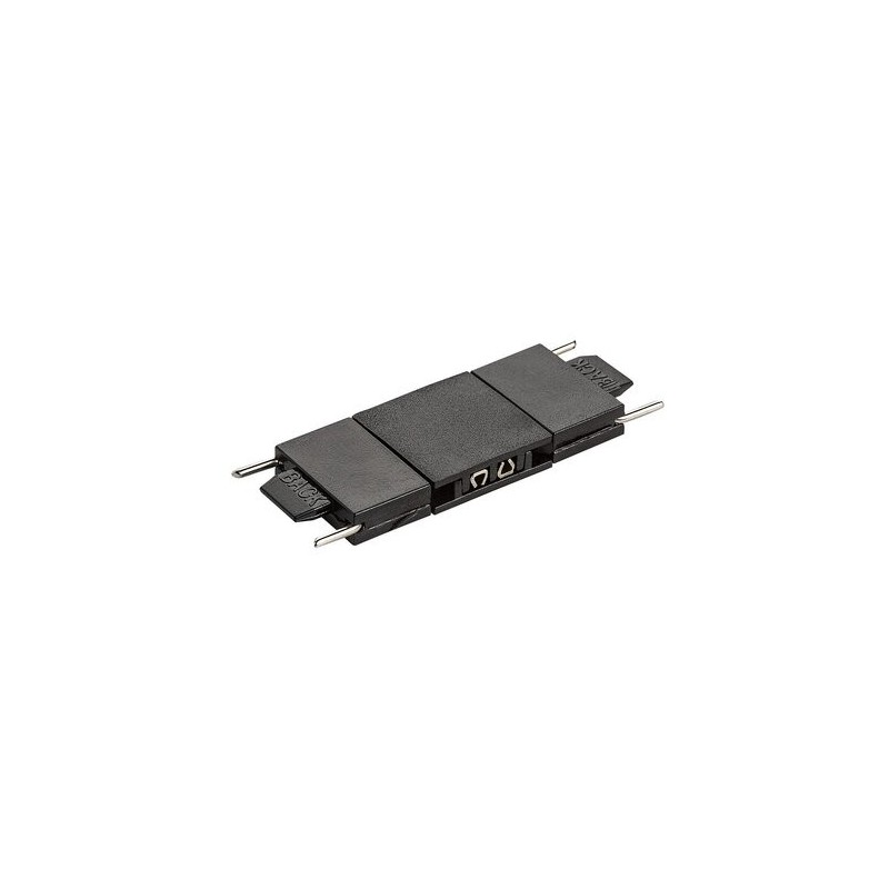 LiTrack magnetinės sistemos tiesus sujungimas Connect+  (Juoda)