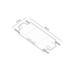 LiTrack magnetinės sistemos tiesus sujungimas Connect+  (Juoda)
