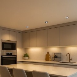 Įmontuojamas šviestuvas Lite GU10 1x MAX 50W 3000K Šilta balta (Bronzos)