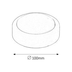 Dekoratyvinis šviestuvas Push light LED 0.3W (Balta)