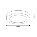 LED panelė Coco LED 3W 4000K Neutrali balta (Balta)