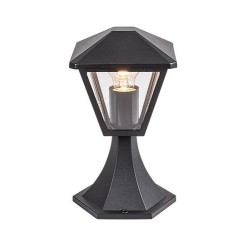 Pastatomas lauko šviestuvas Paravento E27 1x MAX 40W (Juoda)
