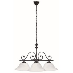 Pakabinamas šviestuvas Dorothea E27 3x MAX 60W (Matinė Juoda)
