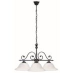 Pakabinamas šviestuvas Dorothea E27 3x MAX 60W (Matinė Juoda)