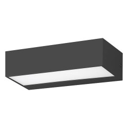 Sieninis lauko šviestuvas Halden LED 9W 4000K Neutrali balta (Juoda)