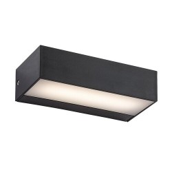 Sieninis lauko šviestuvas Halden LED 9W 4000K Neutrali balta (Juoda)