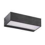 Sieninis lauko šviestuvas Halden LED 9W 4000K Neutrali balta (Juoda)