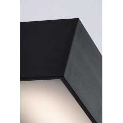 Sieninis lauko šviestuvas Halden LED 9W 4000K Neutrali balta (Juoda)