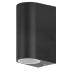 Sieninis lauko šviestuvas Chile GU10 2x MAX 35W (Juoda)