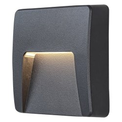 Sieninis lauko šviestuvas Trento LED 3W 4000K Neutrali balta (Antracito)