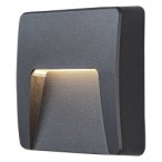 Sieninis lauko šviestuvas Trento LED 3W 4000K Neutrali balta (Antracito)