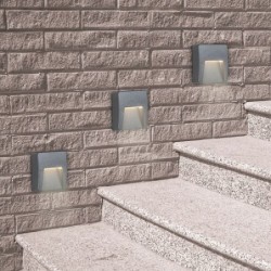 Sieninis lauko šviestuvas Trento LED 3W 4000K Neutrali balta (Antracito)