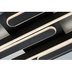 Lubinis šviestuvas Sindri LED 36W 3000, 4000K CCT keičiama balta spalva (Juoda)