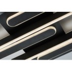 Lubinis šviestuvas Sindri LED 36W 3000, 4000K CCT keičiama balta spalva (Juoda)