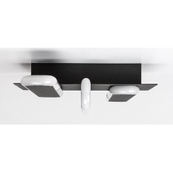 Lubinis šviestuvas Sindri LED 18W 3000, 4000K CCT keičiama balta spalva (Juoda)