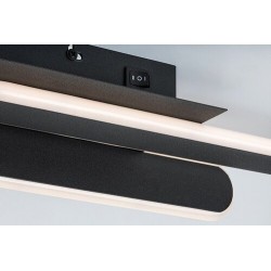 Lubinis šviestuvas Sindri LED 18W 3000, 4000K CCT keičiama balta spalva (Juoda)