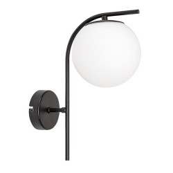 Sieninis šviestuvas Ghita E27 1x MAX 20W (Juoda)