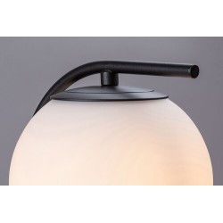 Sieninis šviestuvas Ghita E27 1x MAX 20W (Juoda)
