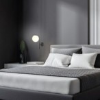 Sieninis šviestuvas Ghita E27 1x MAX 20W (Juoda)