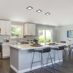 LED panelė Shaun2 LED 7W 4000K Neutrali balta (Juoda)