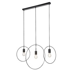 Pakabinamas šviestuvas Dilara E27 3x MAX 40W (Matinė Juoda)