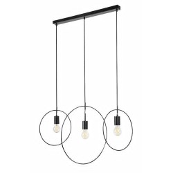 Pakabinamas šviestuvas Dilara E27 3x MAX 40W (Matinė Juoda)