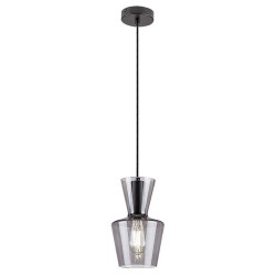 Pakabinamas šviestuvas Abra E27 1x MAX 60W (Matinė Juoda)