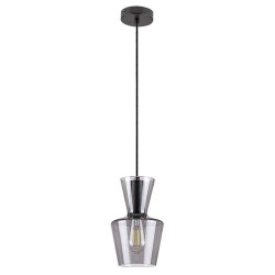 Pakabinamas šviestuvas Abra E27 1x MAX 60W (Matinė Juoda)