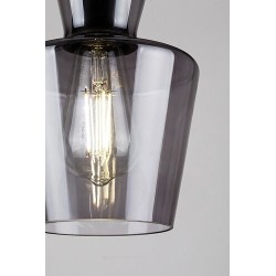 Pakabinamas šviestuvas Abra E27 1x MAX 60W (Matinė Juoda)