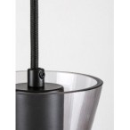 Pakabinamas šviestuvas Abra E27 1x MAX 60W (Matinė Juoda)