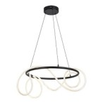 Pakabinamas šviestuvas Montema LED 54W 4000K Neutrali balta (Juoda)