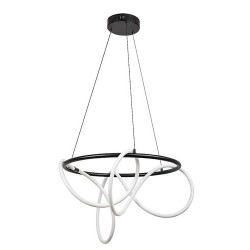 Pakabinamas šviestuvas Montema LED 54W 4000K Neutrali balta (Juoda)