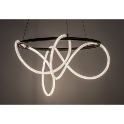 Pakabinamas šviestuvas Montema LED 54W 4000K Neutrali balta (Juoda)
