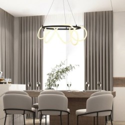 Pakabinamas šviestuvas Montema LED 54W 4000K Neutrali balta (Juoda)