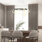 Pakabinamas šviestuvas Montema LED 54W 4000K Neutrali balta (Juoda)