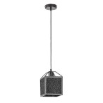 Pakabinamas šviestuvas Samilo E27 1x MAX 40W (Juoda)