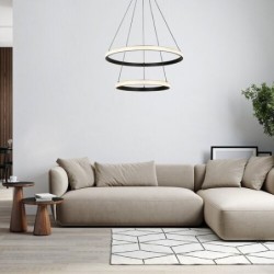 Pakabinamas šviestuvas Grete LED 60W 3000K Šilta balta (Juoda)