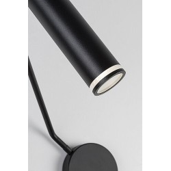 Sieninis šviestuvas Senobia GU10 1x MAX 35W (Juoda)