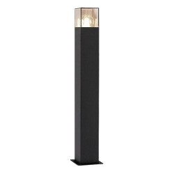 Pastatomas lauko šviestuvas Loanda E27 1x MAX 12W (Juoda)