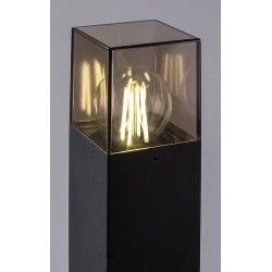 Pastatomas lauko šviestuvas Loanda E27 1x MAX 12W (Juoda)