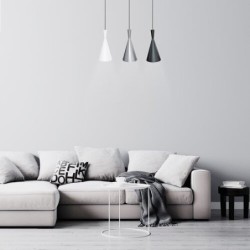 Pakabinamas šviestuvas Trincola E27 3x MAX 40W (Juoda)