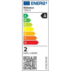 LED lemputė E27 Filament-LED 2W G45 3000K Šilta balta
