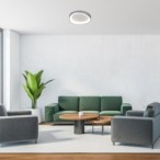 Lubinis šviestuvas Iliana LED 38W 3000K Šilta balta (Sidabro)