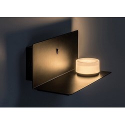 Sieninis šviestuvas Aranzo LED 6W 3000K Šilta balta (Juoda)