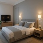 Sieninis šviestuvas Larkin E27 1x MAX 40 + LED 3W 2800K Šilta balta (Chromo)