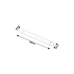 Baldinis šviestuvas Drop Light LED 20W 4000K Neutrali balta (Balta)