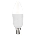 LED SMART lemputė LED 5W SMD-LED 5W C37 3000-6500K CCT keičiama balta spalva