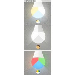 LED SMART lemputė LED 5W SMD-LED 5W C37 3000-6500K CCT keičiama balta spalva