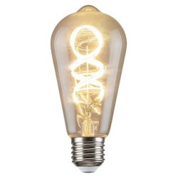 LED lemputė E27 Filament-LED 4W ST64 2700K Šilta balta